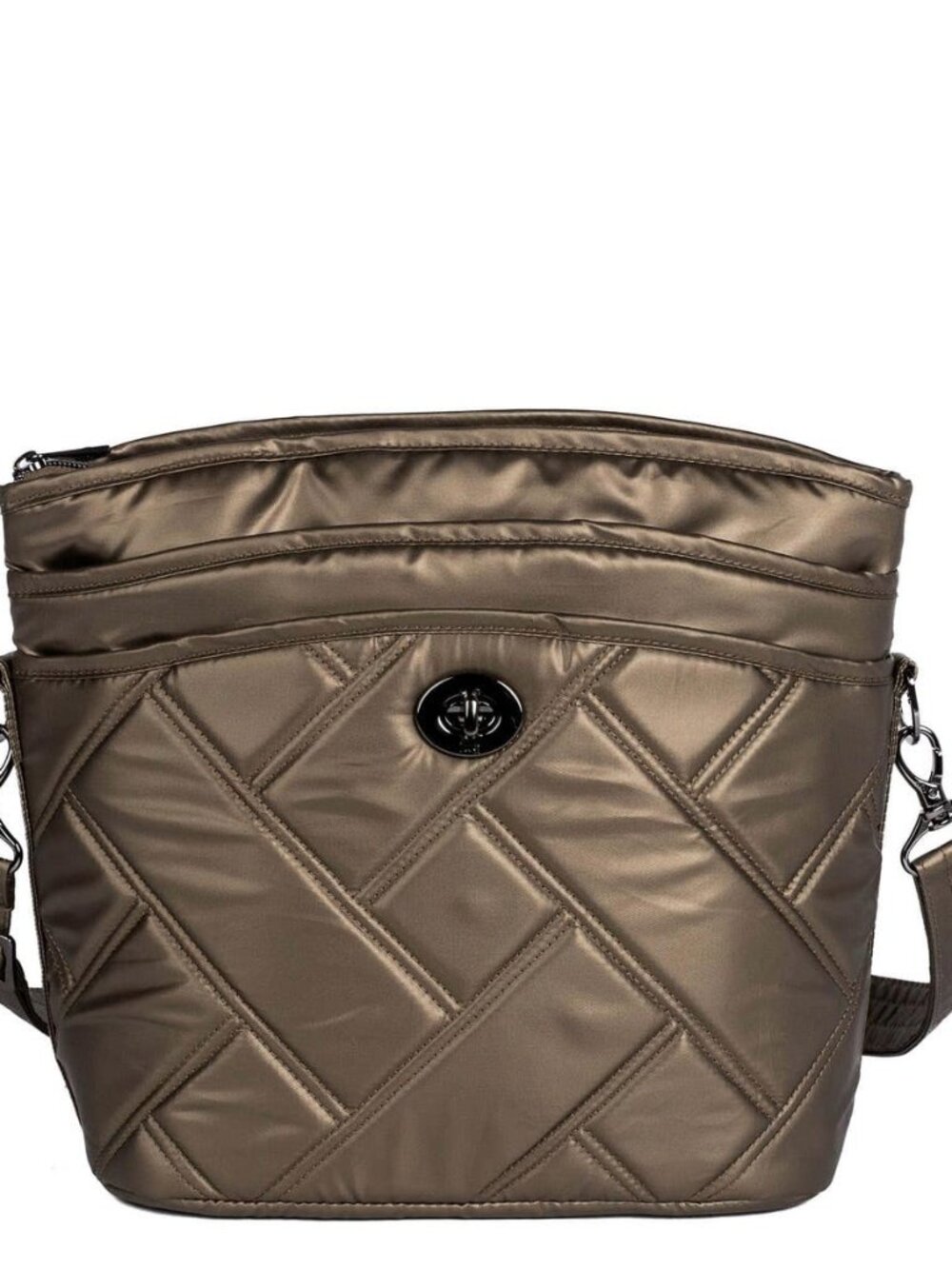 LUG - Adagio Shoulder Bag in Metallic Walnut